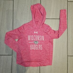 Under Armour Pink UW Badgers Hoodie